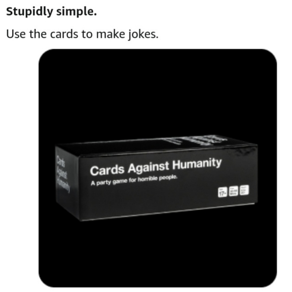 Cards Against Humanity "Cards Against Humanity" Party Card Game-Like New 17yrs + - Picture 7 of 13